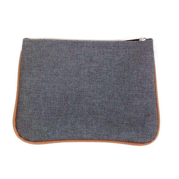 Lufthansa Cerruti 1881 Grey Make Up Bag Wallet  Pouch - Picture 4 of 8